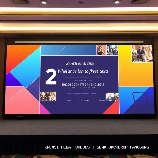 sewa backdrop panggung Brebes