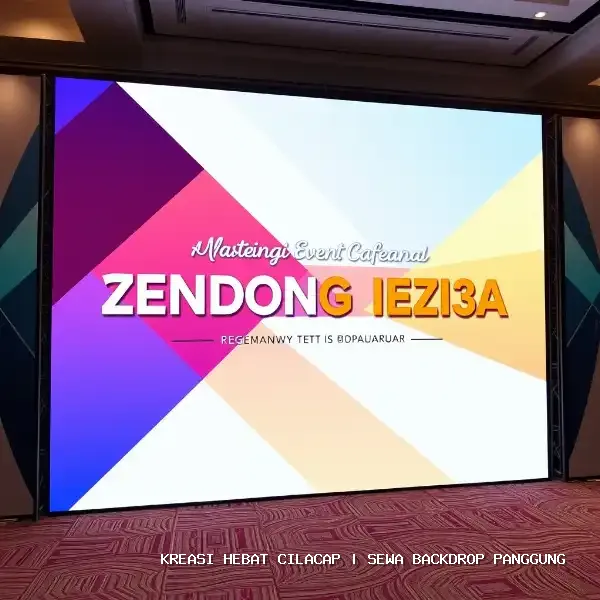 Sewa Backdrop Panggung Cilacap – Solusi Visual Acara Anda