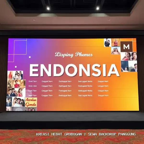 sewa backdrop panggung Grobogan