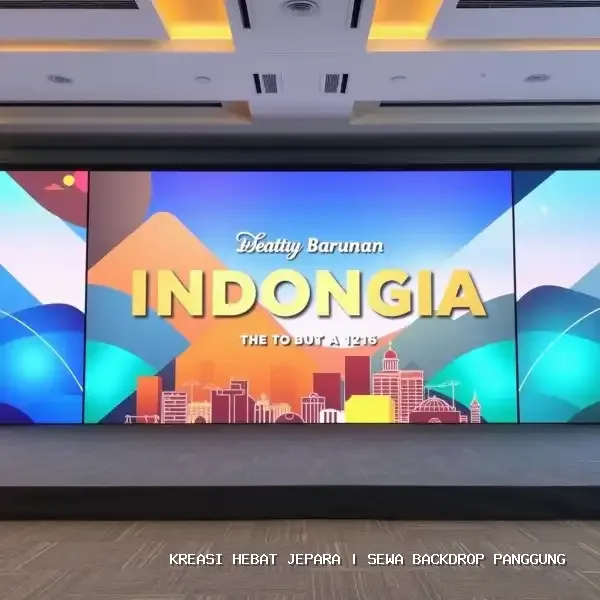 sewa backdrop panggung Jepara