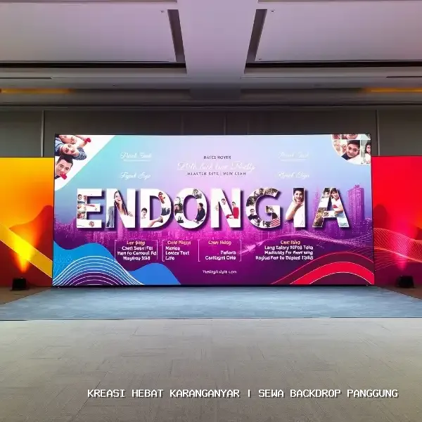 sewa backdrop panggung Karanganyar