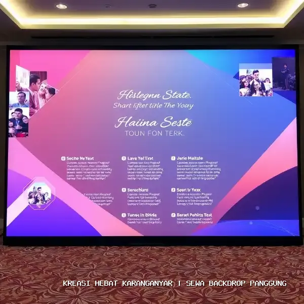 Sewa Backdrop Panggung Karanganyar