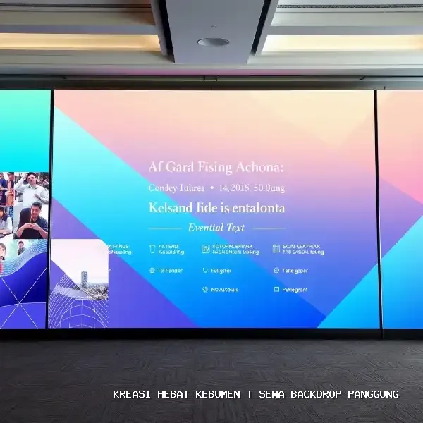 Sewa Backdrop Panggung Kebumen – Solusi Visual Event