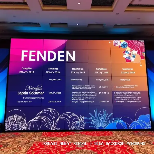 Sewa Backdrop Panggung Kendal – Solusi Visual Event