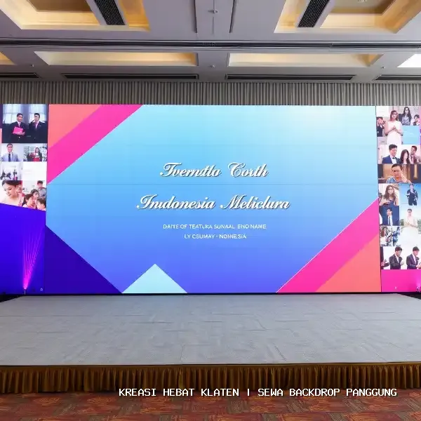 Sewa Backdrop Panggung Klaten – Solusi Visual Event Anda