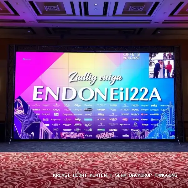Sewa Backdrop Panggung Klaten – Solusi Visual Event Anda