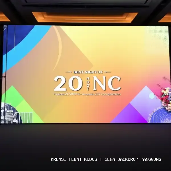 Sewa Backdrop Panggung Kudus – Estetika Visual Event