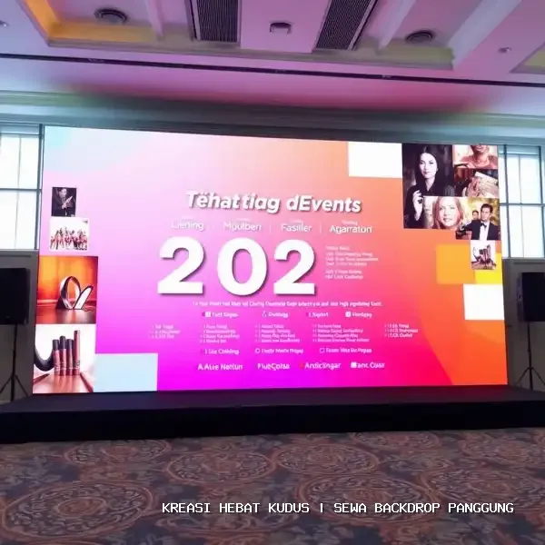 Sewa Backdrop Panggung Kudus – Estetika Visual Event