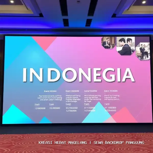 sewa backdrop panggung Magelang