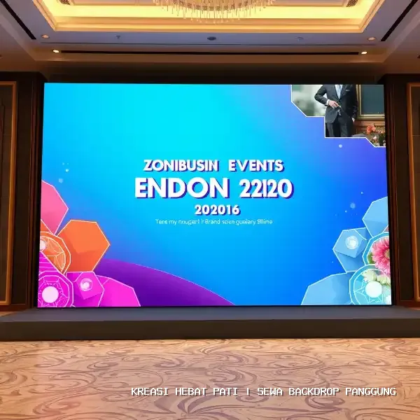 sewa backdrop panggung Pati