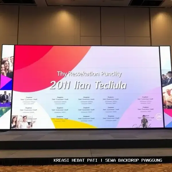 Sewa Backdrop Panggung Pati – Solusi Visual Acara Anda