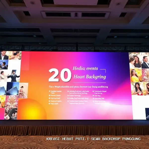 Sewa Backdrop Panggung Pati – Solusi Visual Acara Anda