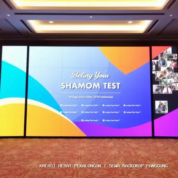 Sewa Backdrop Panggung Pekalongan | Visual Mewah & Setup Presisi