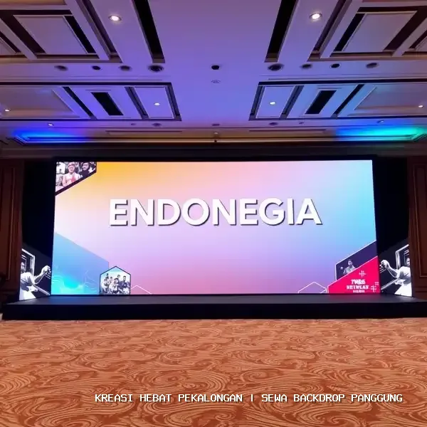Sewa Backdrop Panggung Pekalongan | Visual Mewah & Setup Presisi