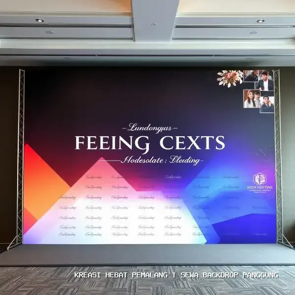 Sewa Backdrop Panggung Pemalang – Estetika Visual Menawan