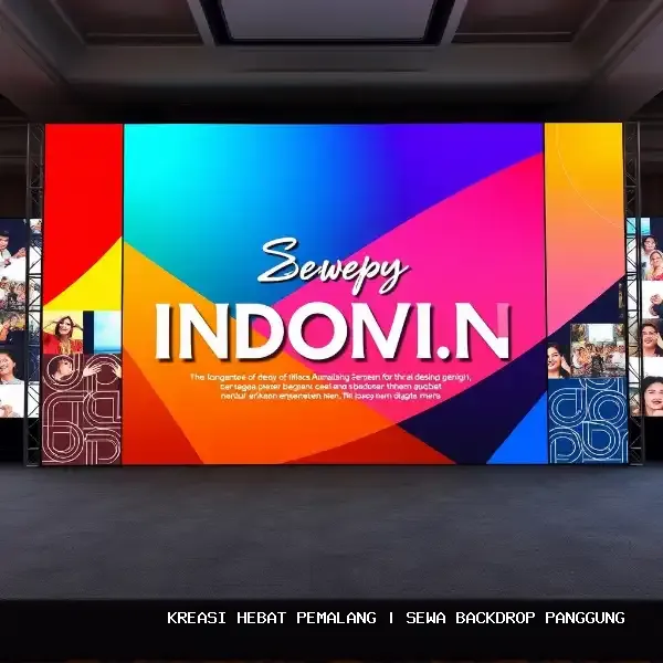 Sewa Backdrop Panggung Pemalang – Estetika Visual Menawan