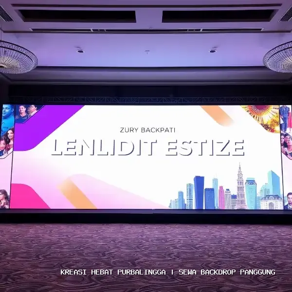 sewa backdrop panggung Purbalingga