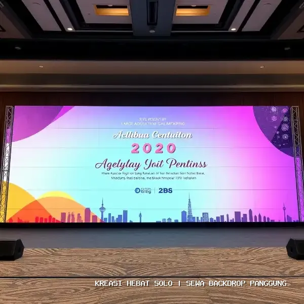 Sewa Backdrop Panggung Solo – Solusi Visual Event Anda