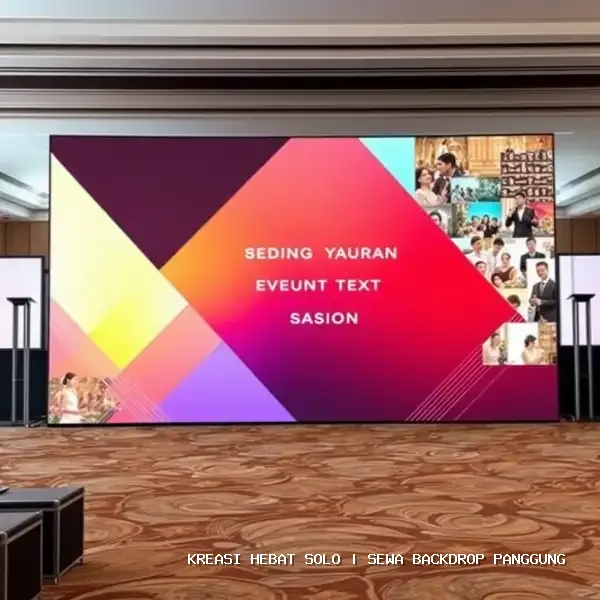 Sewa Backdrop Panggung Solo – Solusi Visual Event Anda