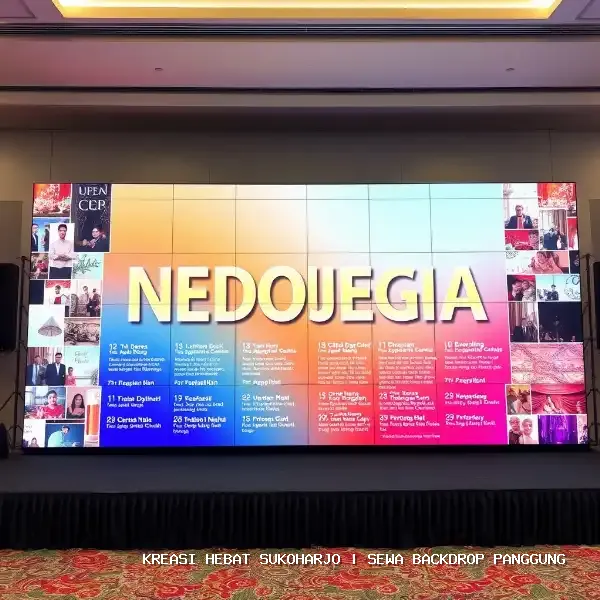 Sewa Backdrop Panggung Sukoharjo – Solusi Visual Event Anda