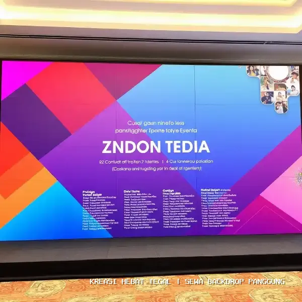 sewa backdrop panggung Tegal