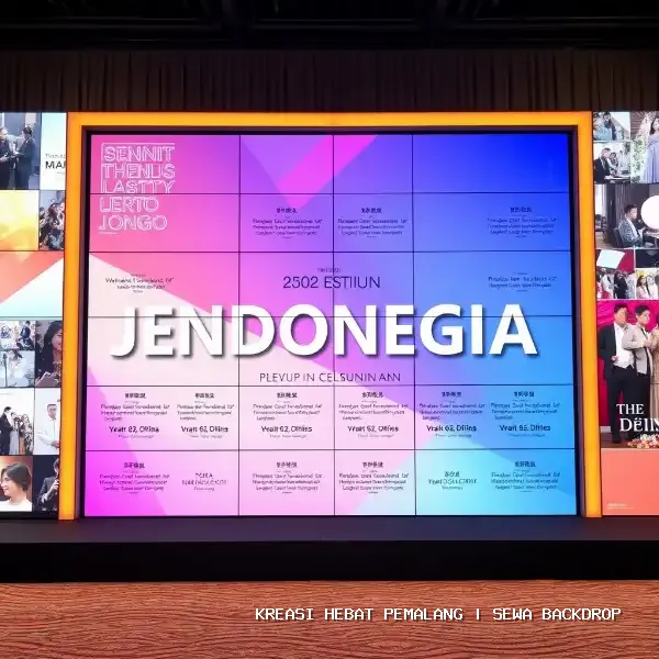 Sewa Backdrop Pemalang | Solusi Visual Panggung Profesional