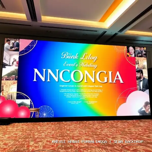 Sewa Backdrop Purbalingga | Estetika Panggung Profesional