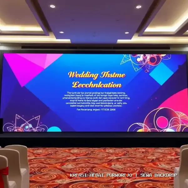 Sewa Backdrop Purworejo | Estetika Panggung Profesional