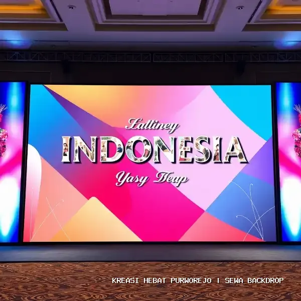 Sewa Backdrop Purworejo | Estetika Panggung Profesional