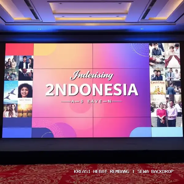 Sewa Backdrop Rembang | Kualitas Premium & Pemasangan Presisi