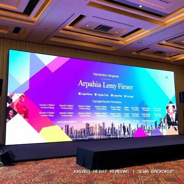 Sewa Backdrop Rembang | Kualitas Premium & Pemasangan Presisi