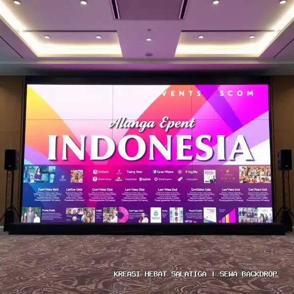Sewa Backdrop Salatiga – Solusi Visual Panggung Profesional