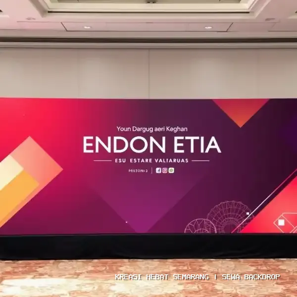 sewa backdrop Semarang