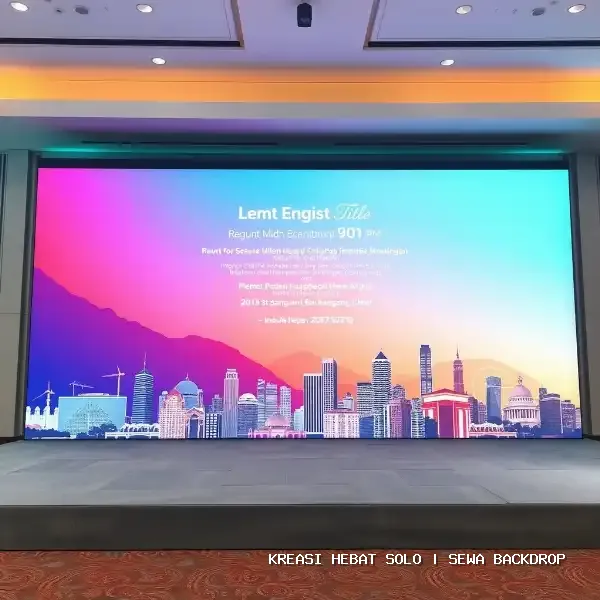 Sewa Backdrop Solo – Jasa Pemasangan Profesional