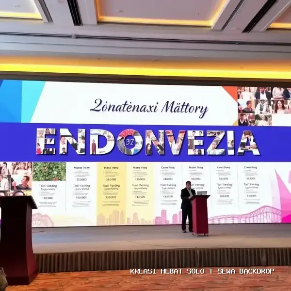 Sewa Backdrop Solo – Jasa Pemasangan Profesional