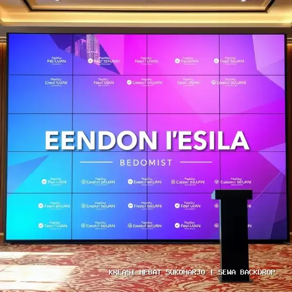 Sewa Backdrop Sukoharjo – Solusi Visual Panggung Profesional