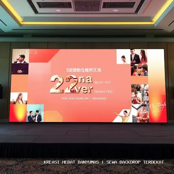 Sewa Backdrop Terdekat Banyumas – Solusi Visual Panggung