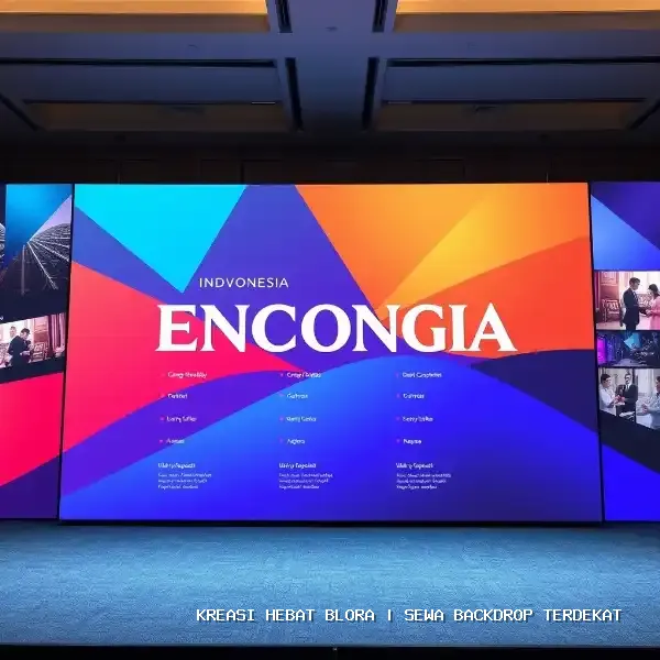Sewa Backdrop Terdekat Blora – Solusi Visual Panggung