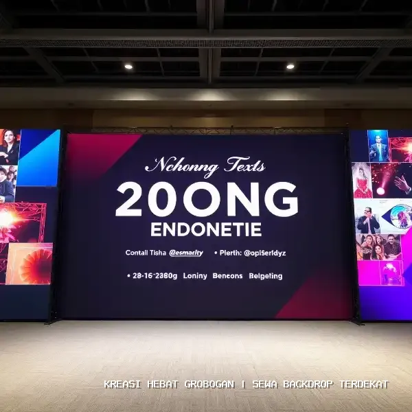 Sewa Backdrop Terdekat Grobogan – Solusi Visual Panggung