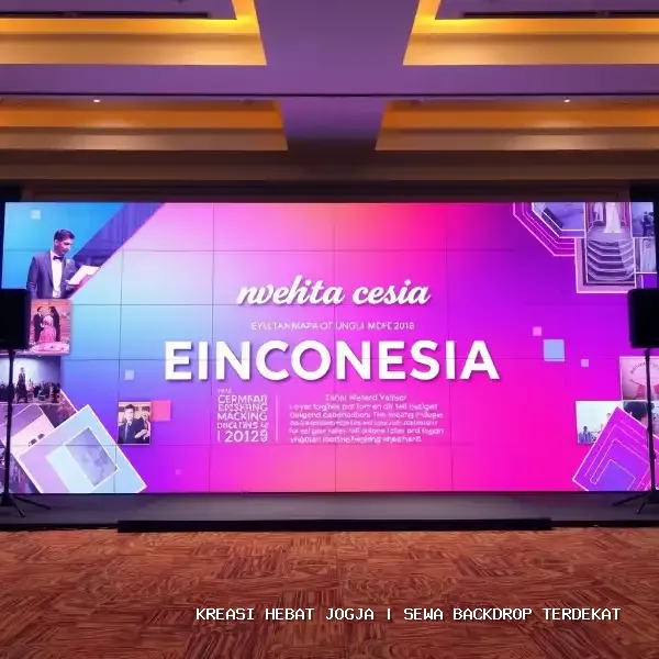 Sewa Backdrop Terdekat Jogja – Kreasi Hebat Jogja