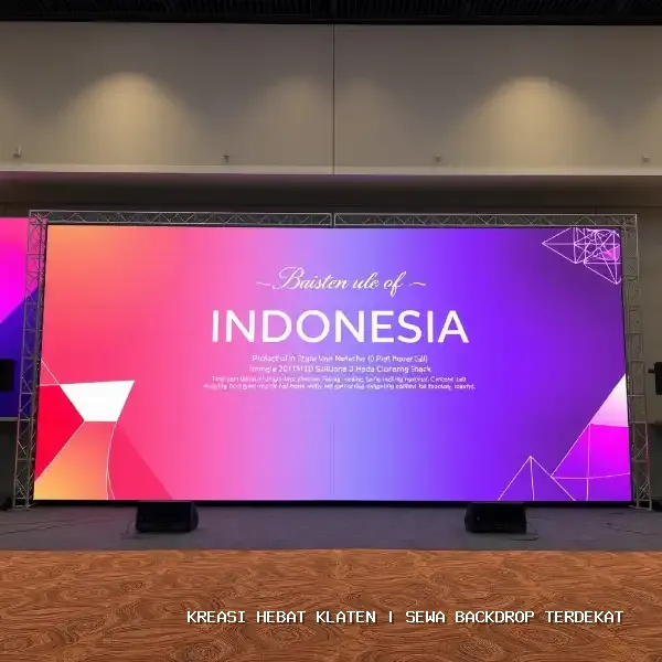 sewa backdrop terdekat Klaten