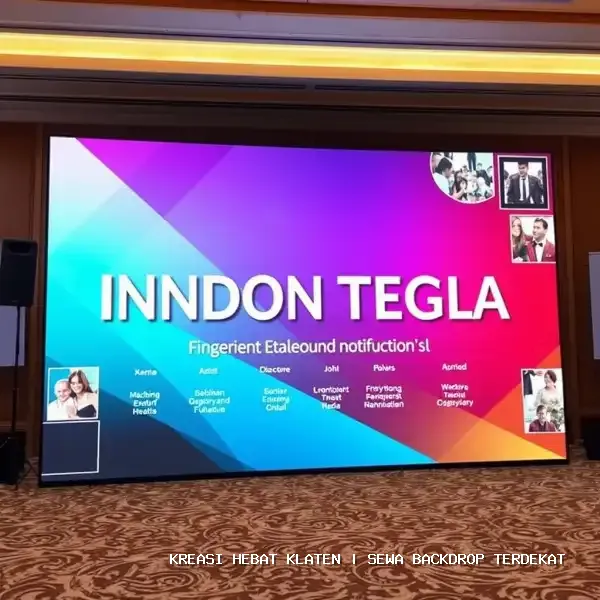 Sewa Backdrop Terdekat Klaten – Solusi Visual Panggung Profesional