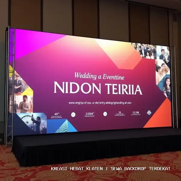 Sewa Backdrop Terdekat Klaten – Solusi Visual Panggung Profesional
