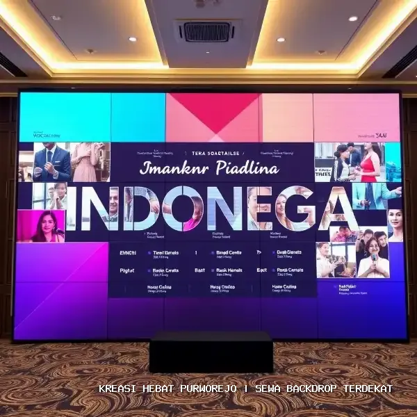 Sewa Backdrop Terdekat Purworejo – Solusi Visual Panggung