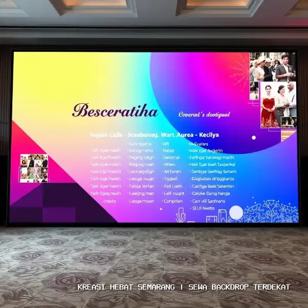 sewa backdrop terdekat Semarang