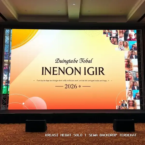 Sewa Backdrop Terdekat Solo – Kreasi Hebat Solo