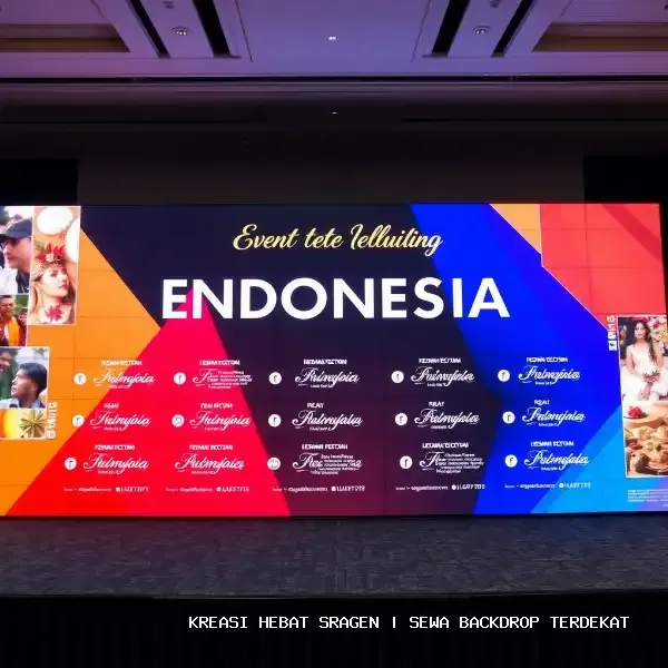 Sewa Backdrop Terdekat Sragen – Solusi Visual Panggung