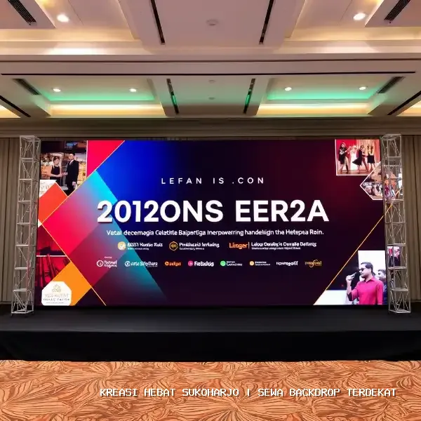 sewa backdrop terdekat Sukoharjo