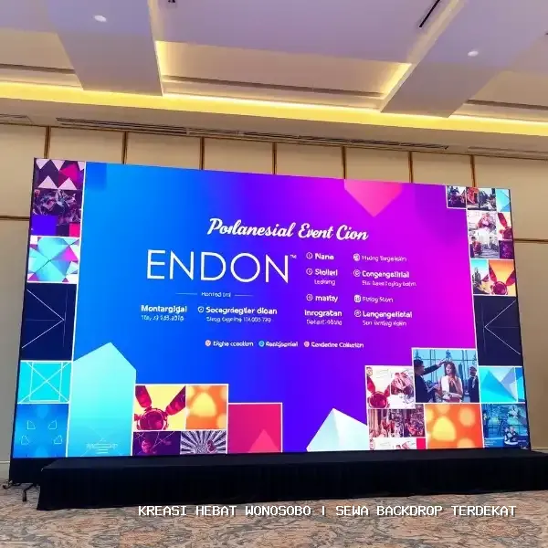 sewa backdrop terdekat Wonosobo