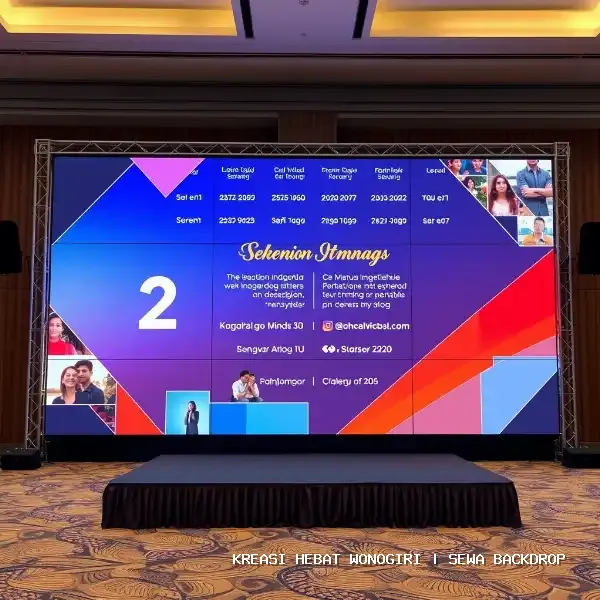 sewa backdrop Wonogiri